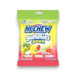 PEG HI CHEW SOUR GUMMIES GREEN APPLE/PINEAPPLE/WATERMELON 4.23OZ