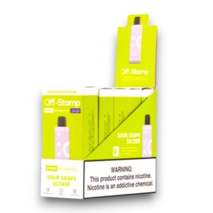 OFF-STAMP SW9000 PODS 5CT -SOUR GRAPE SUCKER