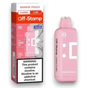 OFF-STAMP CLASSIC CUBE 25000PUFF POD 5CT -BANGING PEACH