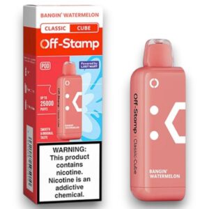 OFF-STAMP CLASSIC CUBE 25000PUFF POD 5CT -BANGING WATERMELON
