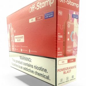 OFF-STAMP ICE CUBE 25000PUFF POD 5CT -POMEGRANATE BLAST