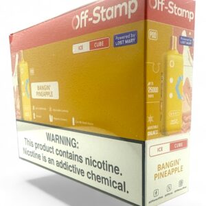 OFF-STAMP ICE CUBE 25000PUFF POD 5CT -BANGIN' PINEAPPLE