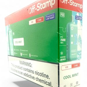 OFF-STAMP ICE CUBE 25000PUFF POD 5CT -COOL MINT
