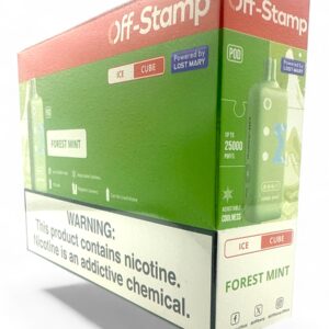 OFF-STAMP ICE CUBE 25000PUFF POD 5CT -FOREST MINT