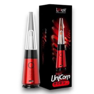 LOOKAH  MINI UNICORN 950mAH DAB RIG VAPORIZER RED - 1CT