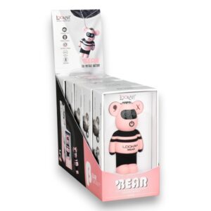 LOOKAH BEAR 500mAH THREAD VAPE PEN BATTERY PINK - 1CT