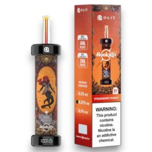 OLIT HOOKAH 40ML DISPOSABLE 1CT EACH -STRAWBERRY PUNCH