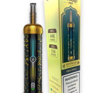 OLIT PRO HOOKAH 60K PUFF DISPOSABLE 1CT EACH -TWO APPLE