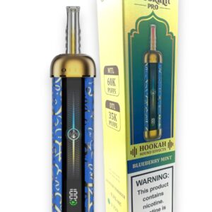 OLIT PRO HOOKAH 60K PUFF DISPOSABLE 1CT EACH -BLUEBERRY MINT