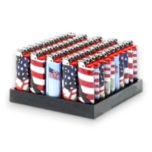 BIC LIGHTER AMERICAN FLAG 50CT