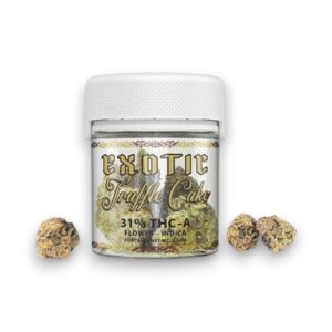 RED DRAGON 3.5GM THC-A EXOTIC FLOWER -TRUFFLE CAKE