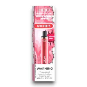 HQD CUVIE PLUS HONEY CRISP APPLE 1200 PUFFS BOX 6CT