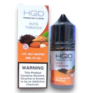 HQD PREMIUM SALT E-LIQUID 5% EACH -NUTS TOBACCO