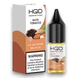 HQD PREMIUM SALT E-LIQUID 2% EACH -NUTS TOBACCO