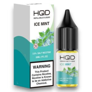 HQD PREMIUM SALT E-LIQUID 2% EACH -ICE MINT