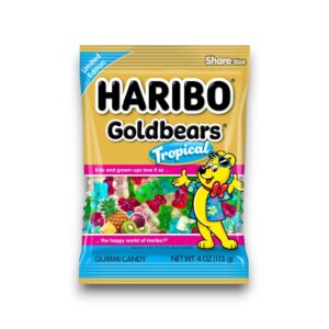 PEG HARIBO 4OZ GOLDBEARS TROPICAL