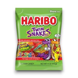 PEG HARIBO 4OZ TWIN SNAKES