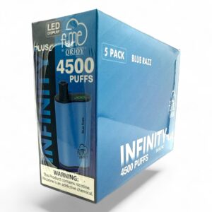 FUME INFINITY 4500 PUFF BOX 5CT BLUE RAZZ