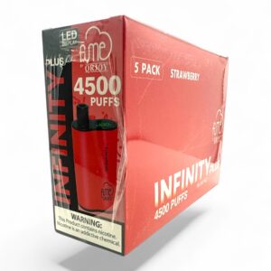 FUME INFINITY 4500 PUFF BOX 5CT STRAWBERRY