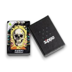 ZIPPO $24.95 EACH 2022PFF SKULL DESIGN