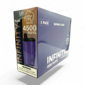 FUME INFINITY 4500 PUFF BOX 5CT BANANA CANDY