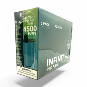 FUME INFINITY 4500 PUFF BOX 5CT POLAR ICE