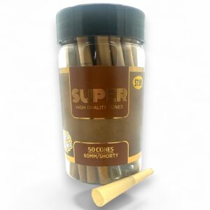 SUPER $7.99 SHORTY BROWN CONES 50CT JAR