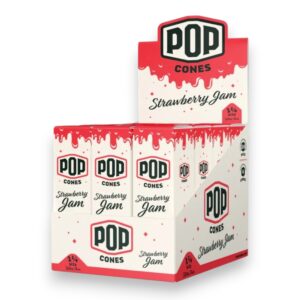 POP CONE 1-1/4 STRAWBERRY JAM 6/24CT