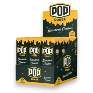 POP CONE 1-1/4 BANANA CREAM 6/24CT