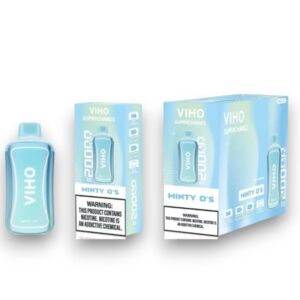 VIHO SUPERCHARGE DISPOSABLE 20000 5CT BOX -MINTY O'S