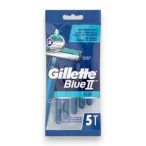 GILLETTE BLUE II PLUS RAZOR 5CT