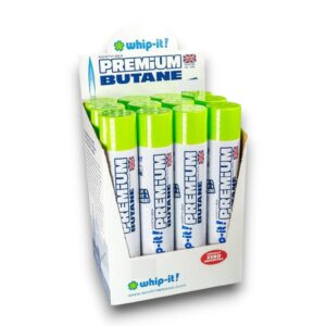 WHIP-IT PREMIUM BUTANE 420ML BUY 1 GET 1 FREE - 12CT ORIGINAL