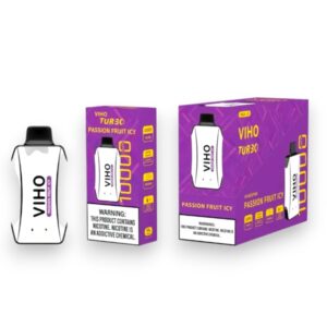 VIHO TURBO DISPOSABLE 10000 PUFF 5CT BOX - PASSION FRUIT ICY