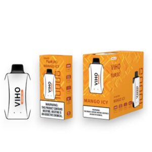 VIHO TURBO DISPOSABLE 10000 PUFF 5CT BOX - MANGO ICY