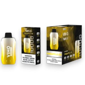 VIHO TURBO DISPOSABLE 10000 PUFF 5CT BOX - PINEAPPLE ICE