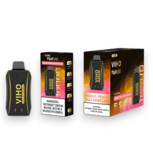 VIHO TURBO DISPOSABLE 10000 PUFF 5CT BOX - MANGO PEACH WATERMELON