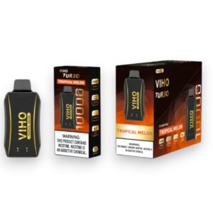 VIHO TURBO DISPOSABLE 10000 PUFF 5CT BOX - TROPICAL MELON