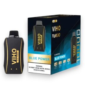 VIHO TURBO DISPOSABLE 10000 PUFF 5CT BOX - BLUE POWER