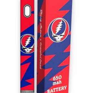 BLAZY SUSAN X GRATEFUL DEAD 650MAH BATTERY RED/BLUE SYF EACH