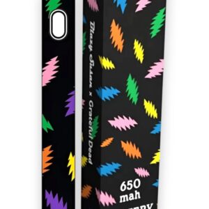 BLAZY SUSAN X GRATEFUL DEAD 650MAH BATTERY RAINBOW BOLTS EACH