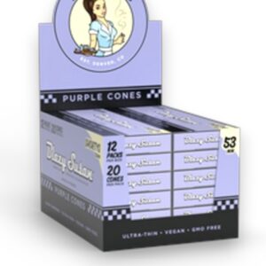 BLAZY SUSAN PURPLE CONES SHORTYS 53MM SIZE BOX 12/20PK