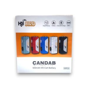 HYBIRD CANDAB 500MAH 510 CART BATTERY 20CT