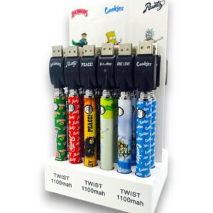 BATTERY 1100MAH ASST. LOGO/CHARACTERS- 24CT