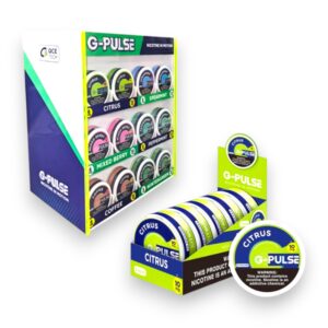 GPULSE NICOTINE DISPLAY ASSORTED FLAVORS 60CT