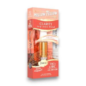 MELLOW FELLOW 2ML TERP SAUCE CARTRIDGE 6CT BOX -RED VELVET