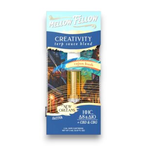 MELLOW FELLOW 2ML TERP SAUCE CARTRIDGE 6CT BOX - CAJUN KUSH