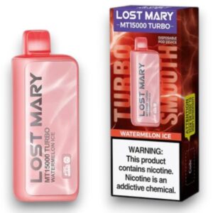 LOST MARY-ELF BAR DISPOSABLE MT-15000 PUFF  5CT-WATERMELON ICE