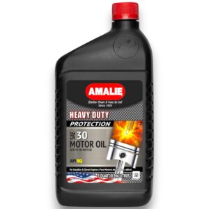 AMALIE SAE 30 MOTOR OIL PREMIUM HEAVY DUTY 32OZ 12CT