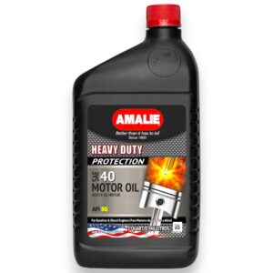 AMALIE SAE 40 MOTOR OIL PREMIUM HEAVY DUTY 32OZ 12CT