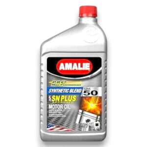 AMALIE SAE 50 MOTOR OIL PREMIUM HEAVY DUTY 32OZ 12CT